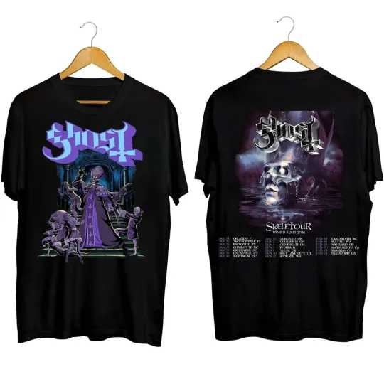 Ghost Skeletour World Tour 2026 Shirt, Ghost Band Fan Gift, Ghost Band T-Shirt
