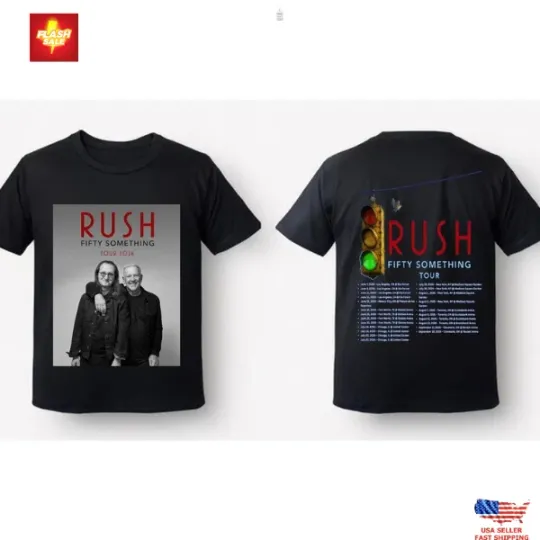 Discover Rush Extends 2026 Fifty Something Tour T-Shirt