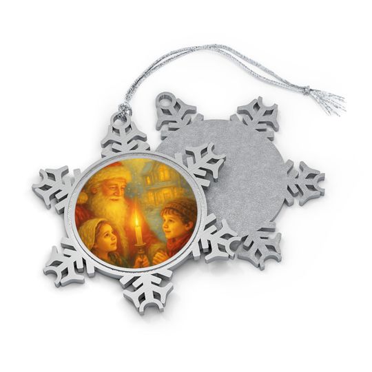 Pewter Snowflake Ornament 71