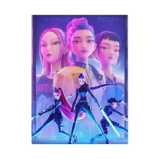 Discover Kpop Demon Hunter Toddler Blanket Rumi Mira and Zoe, Kids Throw Blanket, Nursery Decor, Baby Blanket, Unique Gift for Kpop Fans, Cozy