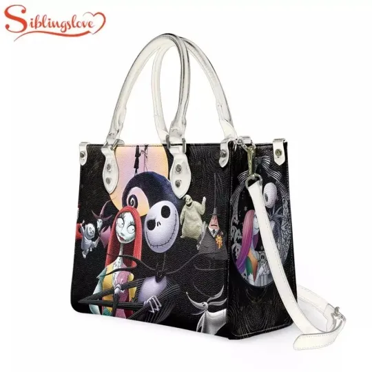 Discover Jack Skellington The Nightmare Before Christmas Leather Handbag