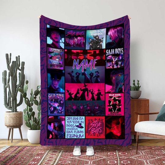 Discover Jinu Aby Idol Mystery Romance Blanket, KPop Your Idol Concept Gift