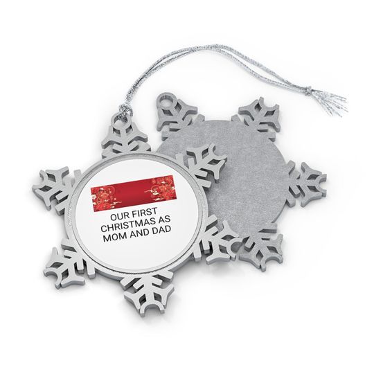Pewter Snowflake Ornament