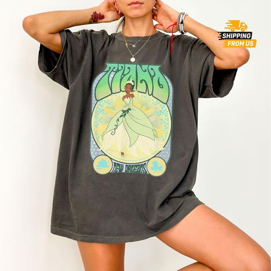 Discover Tiana Princess T-Shirt, Disney Princess T-Shirt, Matching Tee for Her, Magic Kingdom Shirt, Princess and the Frog Tee