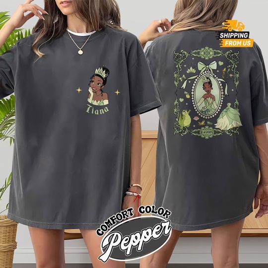 Discover Tiana Princess T-Shirt, Disney Princess Shirt, Unisex Magic Kingdom T-Shirt, The Princess and The Frog Tee