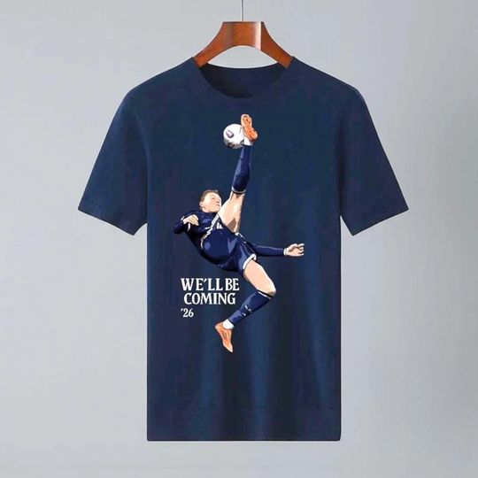 Discover Scotland | We'll be coming 26 t shirt | World Cup 26