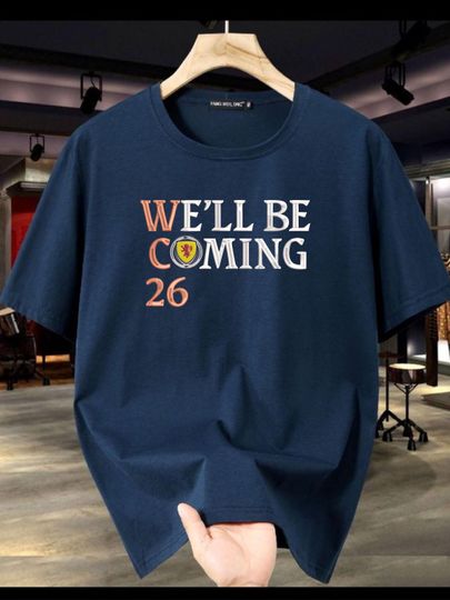 Discover Embroidered  Scotland | We'll be coming 26 t-shirt | World Cup 26