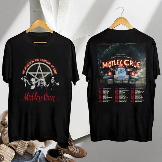 Discover Mötley Crüe Announces 2026 North American Tour T-shirt