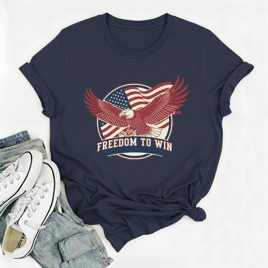 Discover 2026 Olympics Unisex T-Shirt, Freedom to Win USA Team Tee, Patriotic Sports Fan Shirt, Olympic Games Apparel, Red White Blue Tee