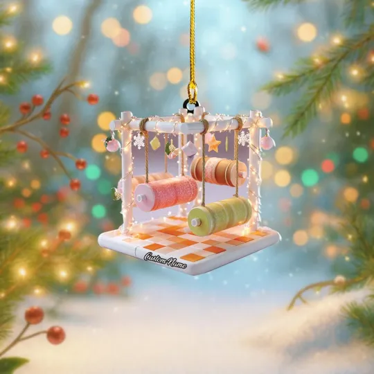 Discover Christmas Obstacle Course Ornament,gift for him, gift for her DHT 71158