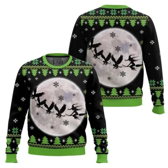 Wicked The Musical Ugly Christmas Sweater Movie