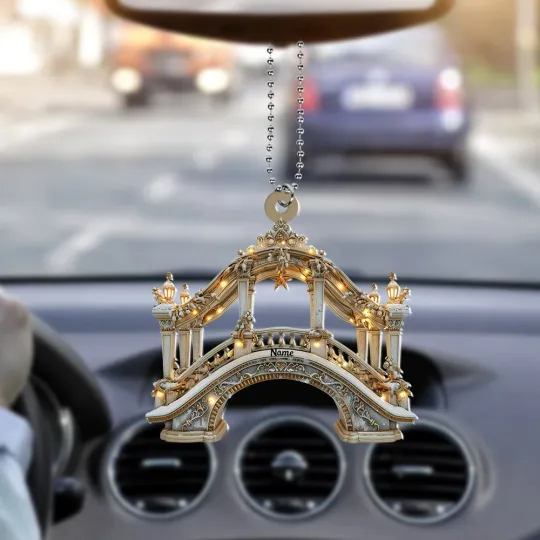 Discover Fairy Tale Bridge Christmas Ornament, Holiday Decoration TD-0917-2OXB