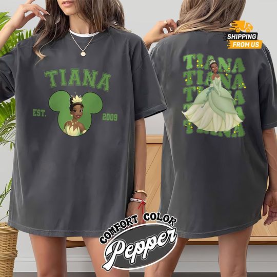 Discover Comfort Colors Tiana Princess Tshirt, Disney Princess Shirt For Her, Magic Kingdom Unisex Shirt, The Princess And The Frog Shirt