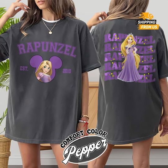 Discover Comfort Colors Rapunzel Princess Tshirt, Disney Princess Shirt For Her, Magic Kingdom Unisex Shirt, Tangled Shirt For Women