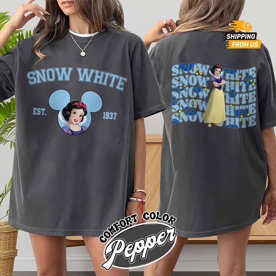 Discover Comfort Colors Snow White Princess Tshirt, Disney Princess Shirt For Her, Magic Kingdom Unisex Shirt, Fairest Of Them All Shirt