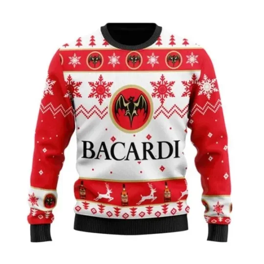 Discover Bacardi Ugly Sweater Xmas 2025 Family Costume