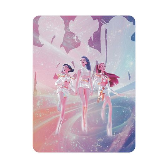 Discover Kpop Demon Hunter Toddler Blanket Rumi Mira and Zoe, Kids Throw Blanket, Nursery Decor, Baby Blanket, Unique Gift for Kpop Fans, Cozy
