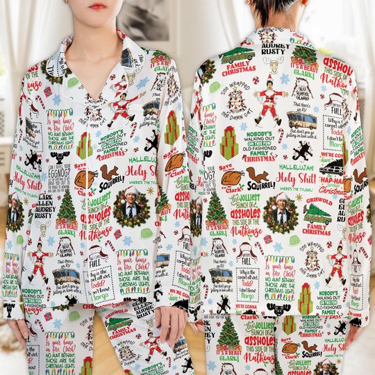 Discover National's Lampoon Pajamas, Griswold Pajamas Set, National Lampoons Women Pajamas, Christmas Vacation Pjs, Christmas Tree Farm Pajamas