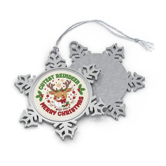 Pewter Snowflake Ornament