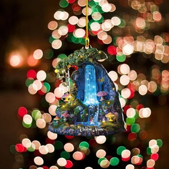 Discover Niagara Falls Ornament ,2D Waterfall Fairy Tale Christmas Decoration DHT 7112