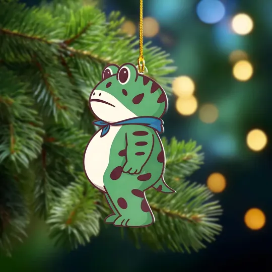 Discover Portland Frog Ornament, Political Ornament, Freedom Frog, Funny Liberal