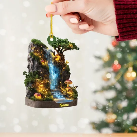 Discover Fairy Tale Waterfall Ornament ,Personalized Fairytale TD-0917-CLNY