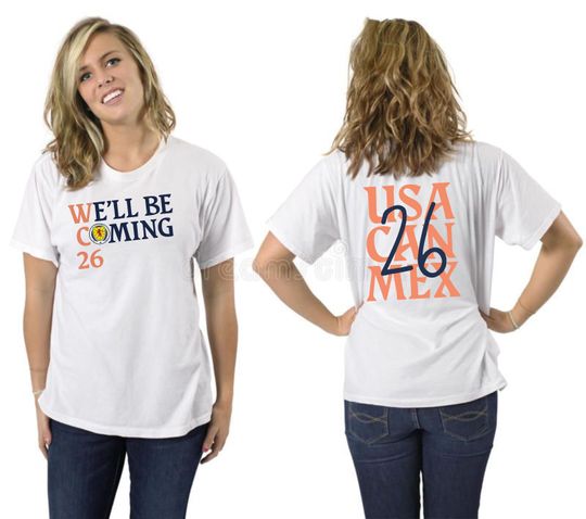 Discover We'll Be Coming 26 Football Lover Double Sided T-Shirt Unisex Sports Soccer Fan Gift