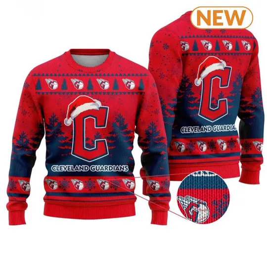 Discover Christmas Cleveland 3D Ugly Sweater