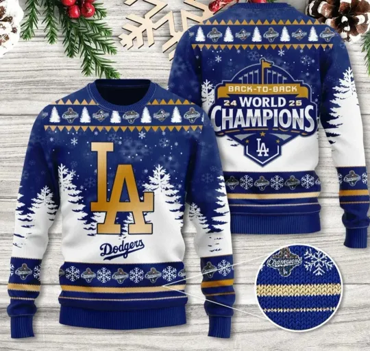 Los Angeles Dodgers Ugly Sweater