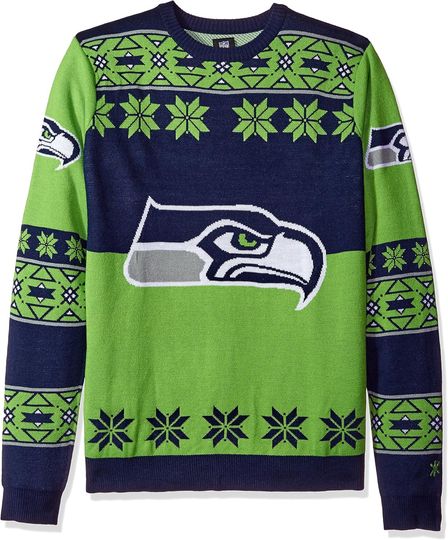 Discover FOCO Football KLEW Big Logo Ugly Sweater