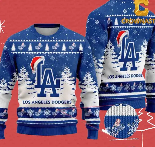 Discover AOP Dodger Ugly Christmas Sweatshirt