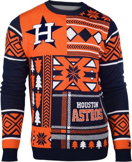 Discover FOCO MLB Patches Ugly Sweater - Pick Team