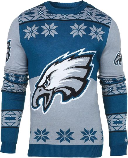 Discover FOCO Klew Ugly Sweater Philadelphia Eagles, X-Large