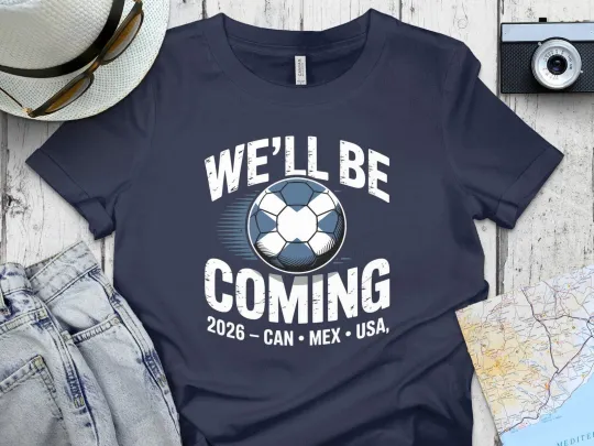 Discover Scotland Football 2026 Celebration We'll Be Coming Tee