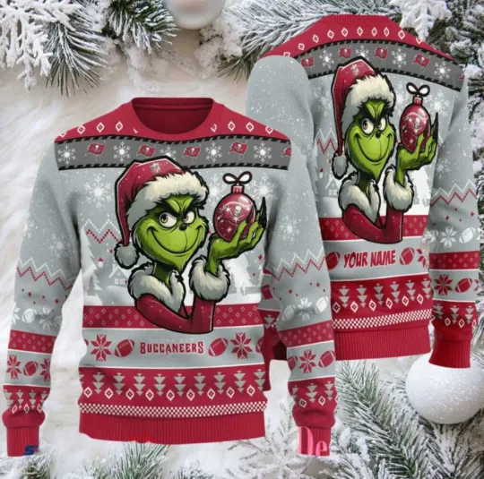 Discover Tampa Bay Buccaneer Ugly Christmas Sweater Size S-5Xl