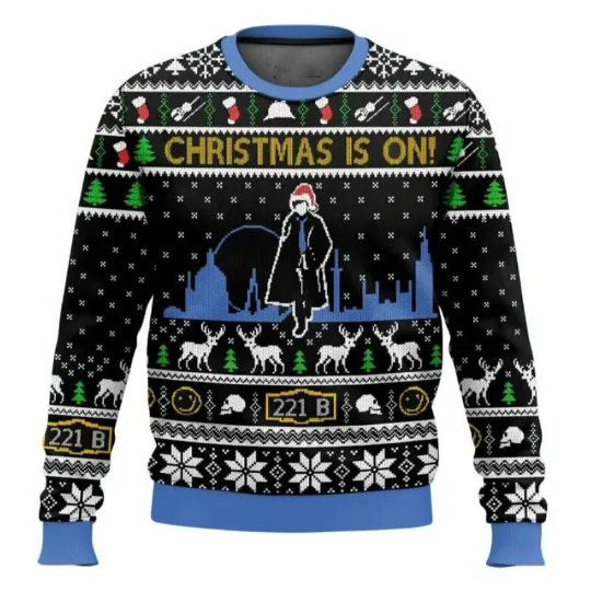 Discover Sherlock Benedict Cumberbatch Ugly Christmas Sweater