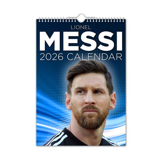 Lionel Messi 2026 Wall Calendar - Football Gift Idea for Home & Office