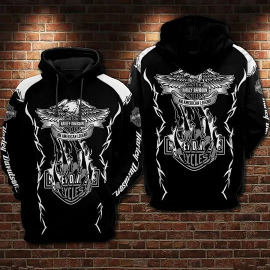 Discover Harley Racing Davidson 3D Hoodie for Men and Women