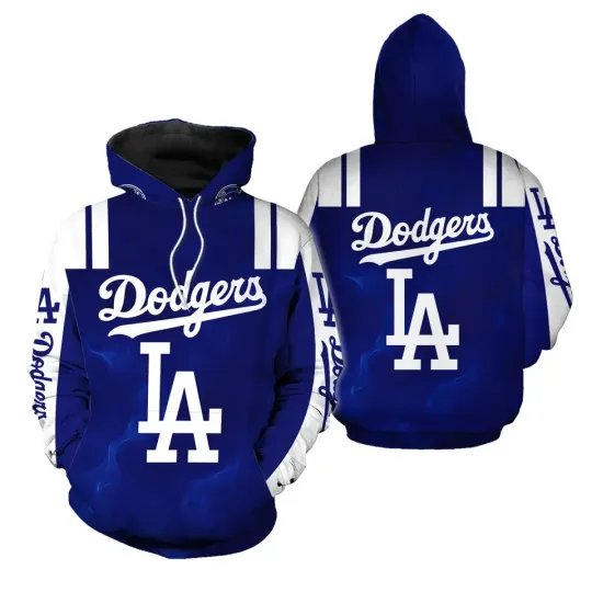 Discover Los Angeless Dodgerss Baseball Pullover Hoodies 3D