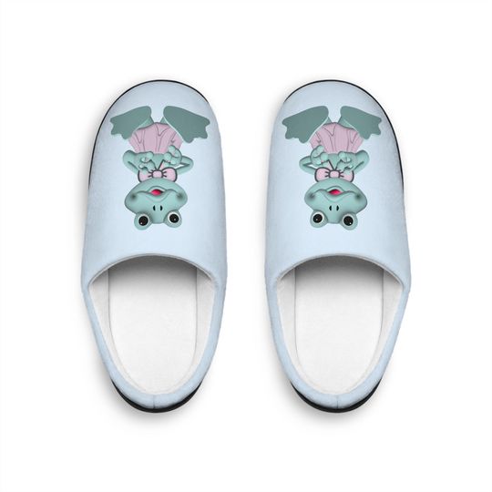 Discover Frog Slippers: Women's Cozy Flannel Fleece House Shoes