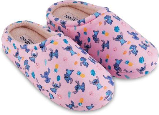 Discover Disney Ladies Lilo and Stitch Clog Slippers - Ladies Classic Lilo and Stitch Slip On Clog Slippers Soft House Slippers