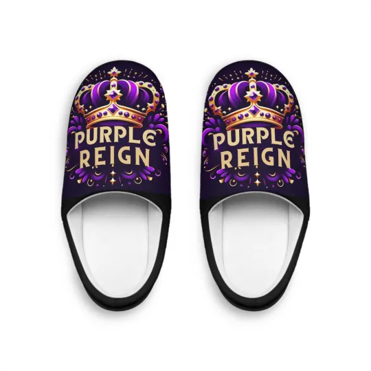 Discover Purple Reign Men's Indoor Slippers #PR9