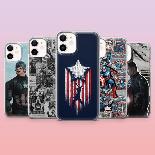Discover Captain America Phone Case for iPhone 17 Pro, 16, 15, 14, 13