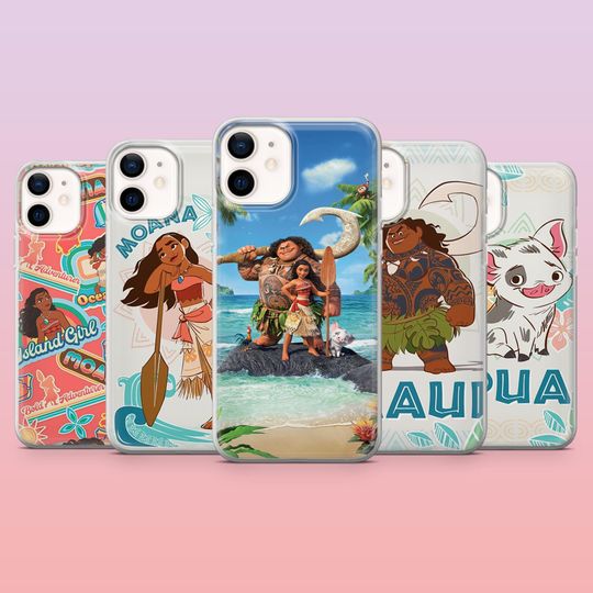 Discover Moana Phone Case Ocean Magic Princess Cover for iPhone 17Pro, 16, 15, 14, 13, 12, Samsung S25, S24, S23, S22, A16, A26, A56, Pixel 10, 9