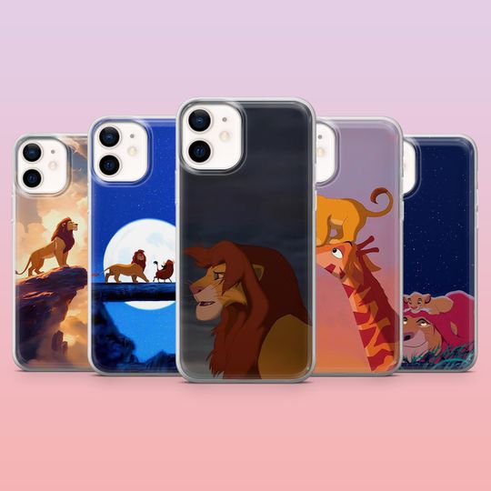 Discover Simba Lion King Disney Phone Case for iPhone 13-17 Pro