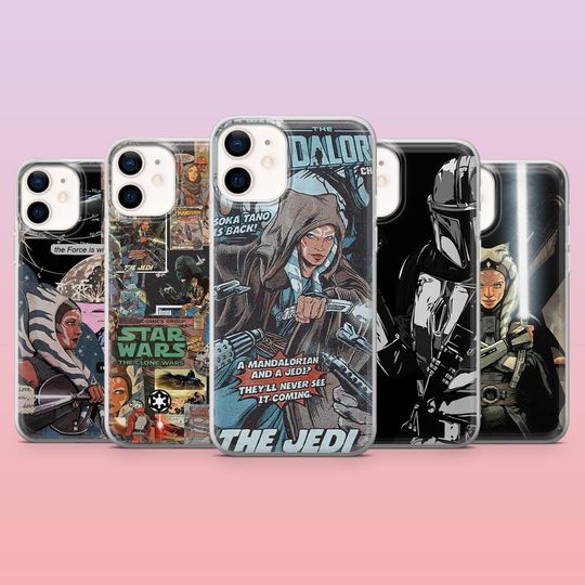 Ashoka Tano Phone Case Clone Wars Mandalorian for iPhone 17 Pro 16 15 14 13