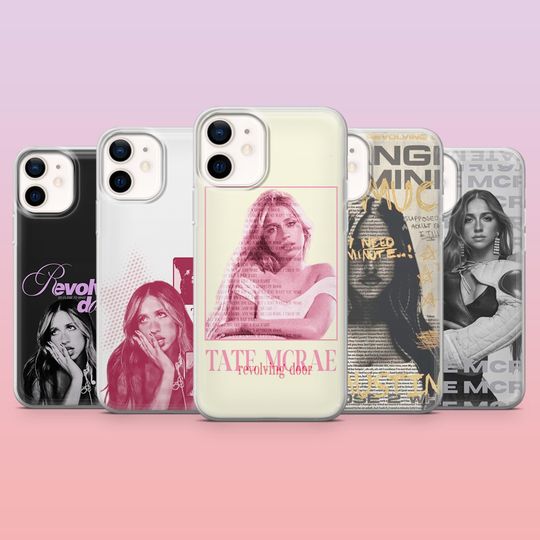 Discover Tate McRae Revolving Door Artist Phone Case for iPhone 17 Pro, 16, 15, 14, 13