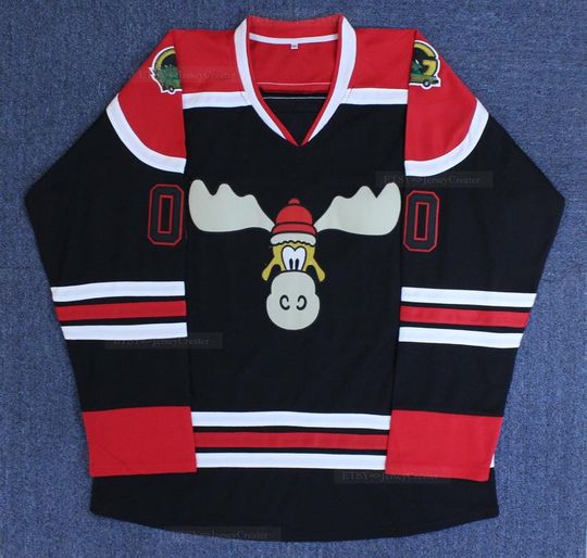 Discover Design Griswold #00 Hockey Jersey Red&Black Reindeer Head Christmas X-Mas Custom;Stitched;Toddler/Youth/Adult Size;Personalized