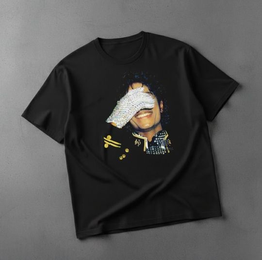 Discover MJ Glove T-Shirt King of Pop Graphic Tee 80s 90s Music Shirt
