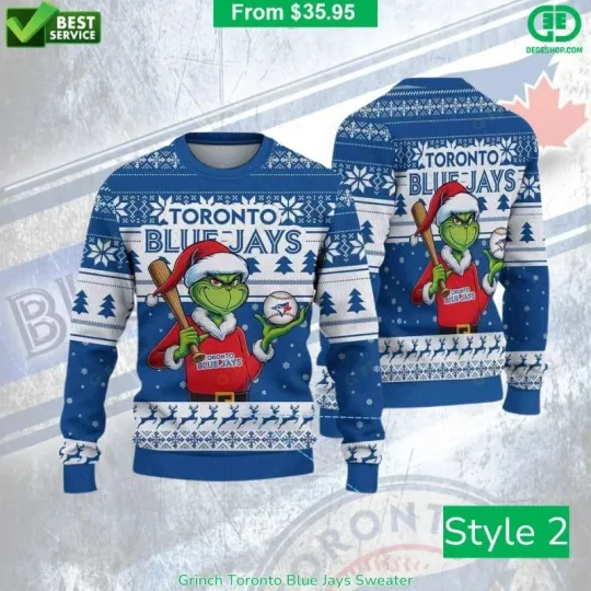 Discover funny character Toronto Blue Jay Sweater Ugly Full Size